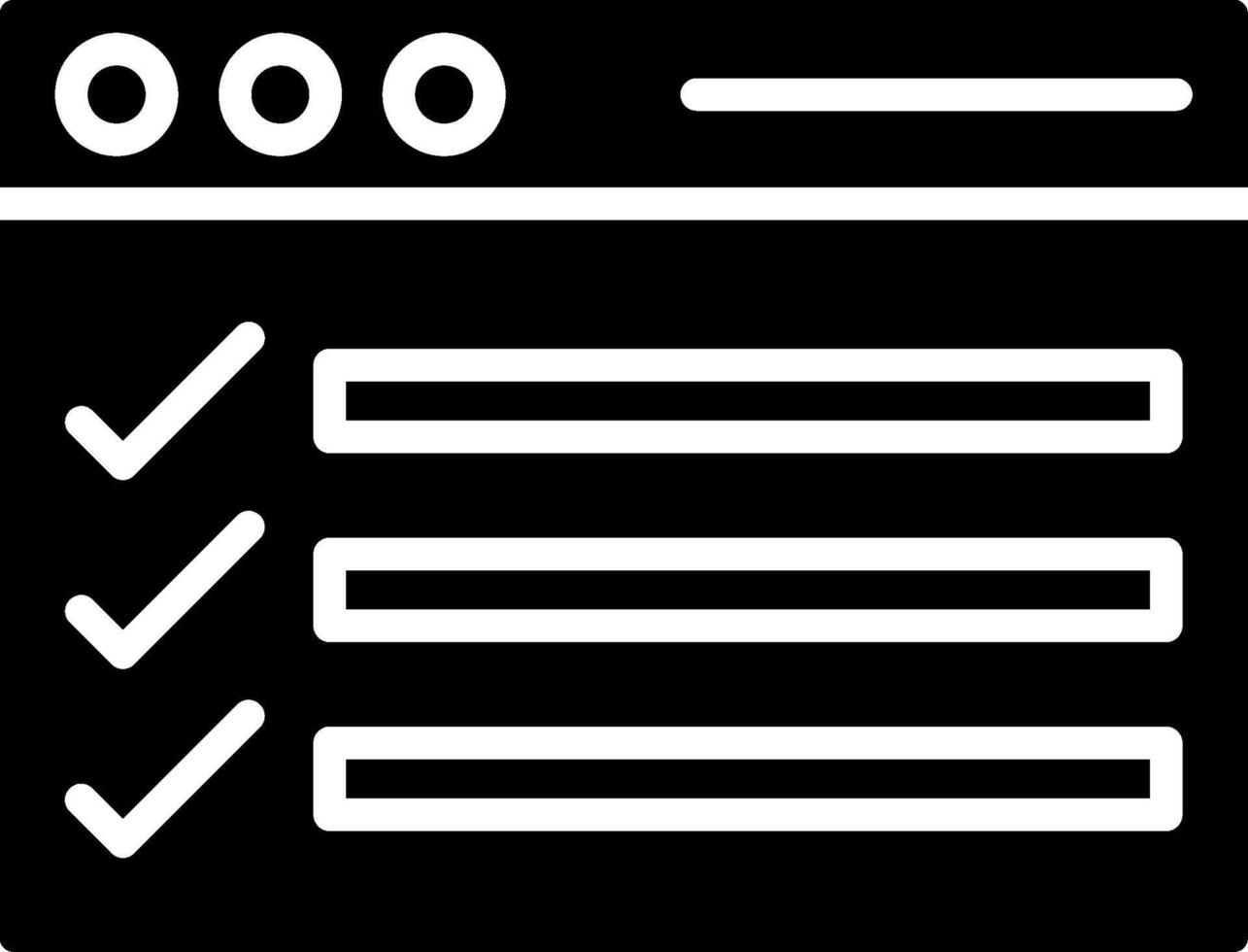 Table Of Content Coded User Interface Symbol vector