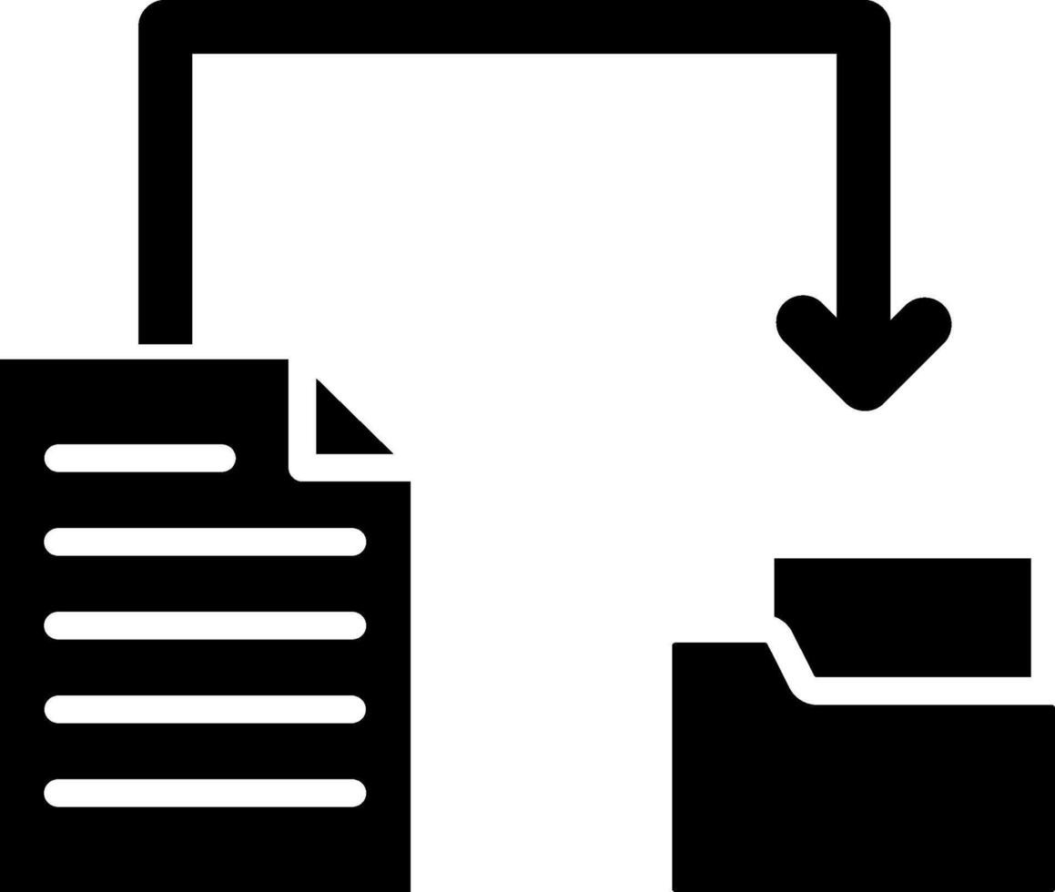 Data Migration Simplified Minimal Line Mark vector