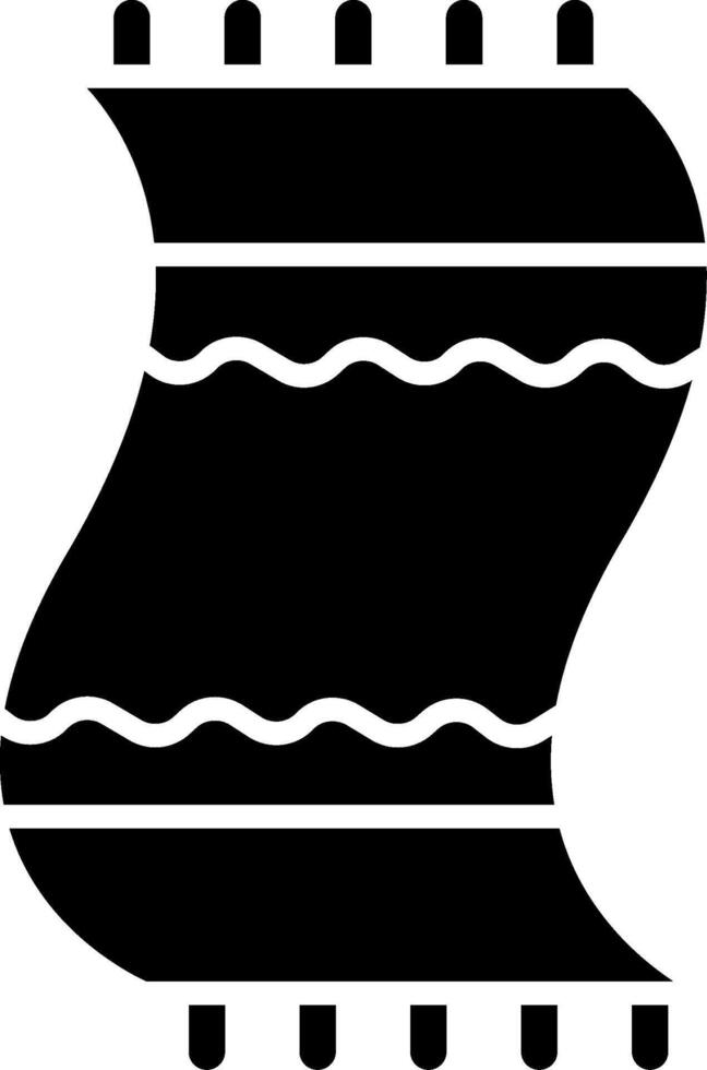 Beach towel Minimal Clean UI Element vector