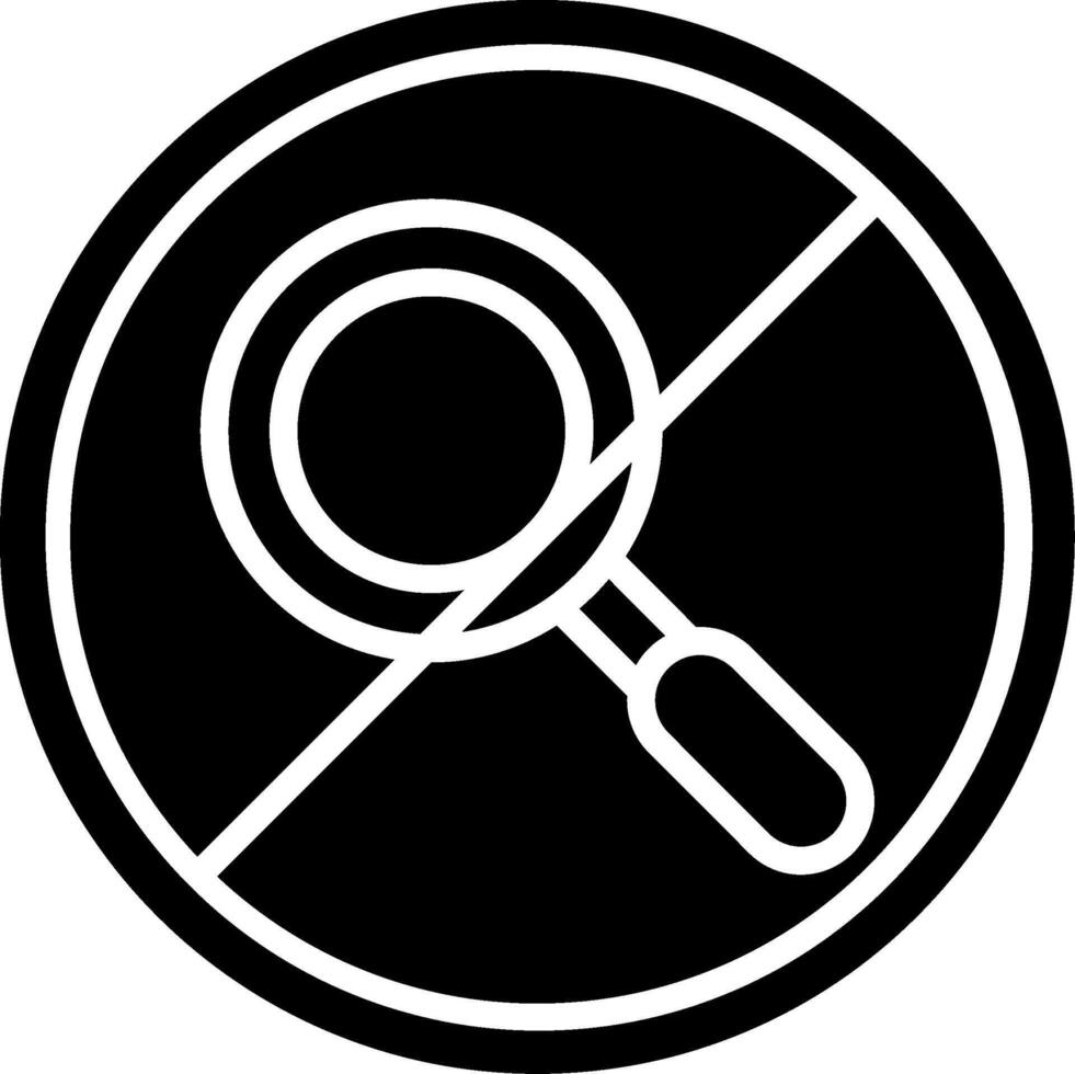 Prohibited Interface Linear Graphic Design vector