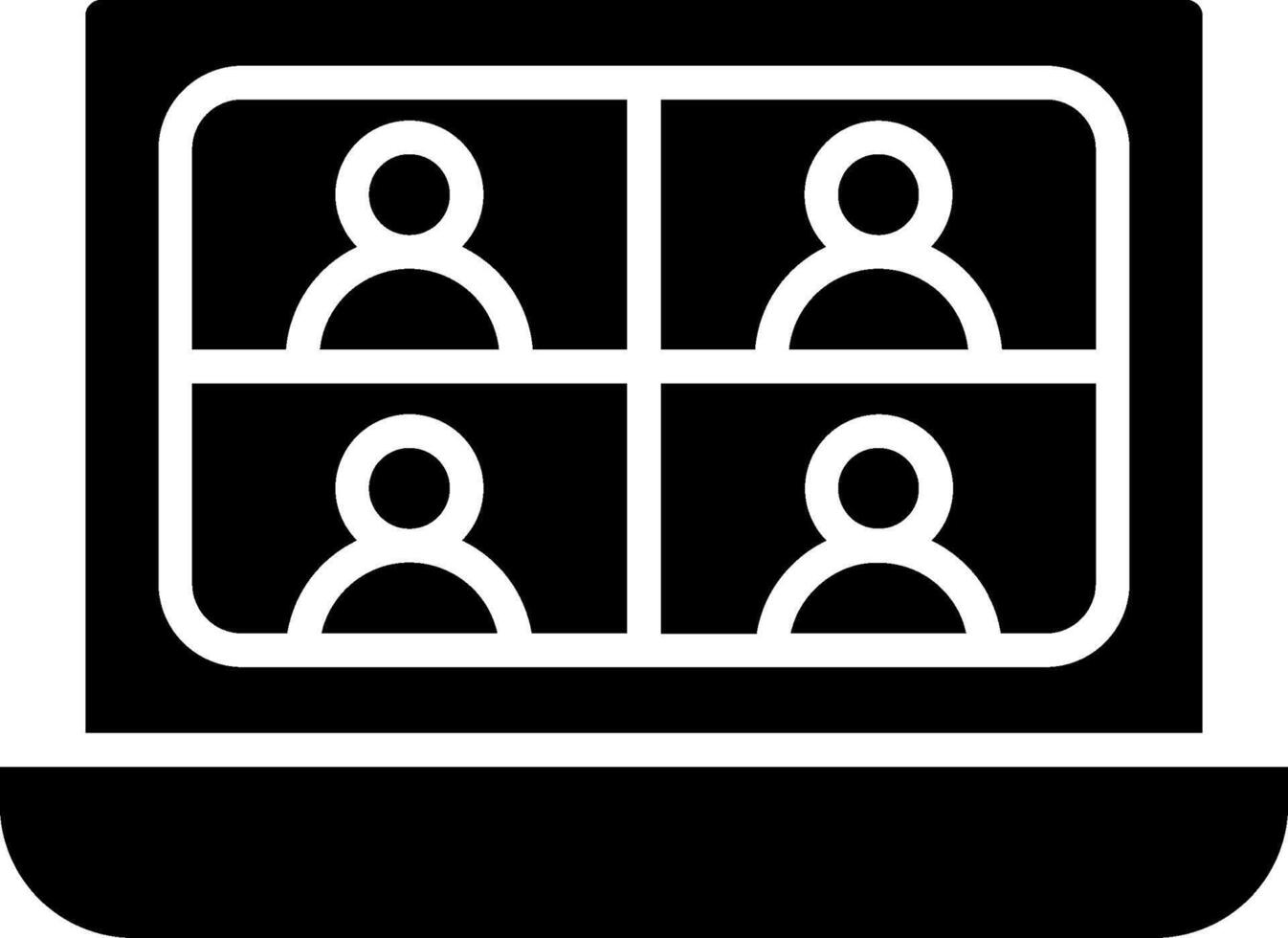 Meeting Web Based Design Element vector