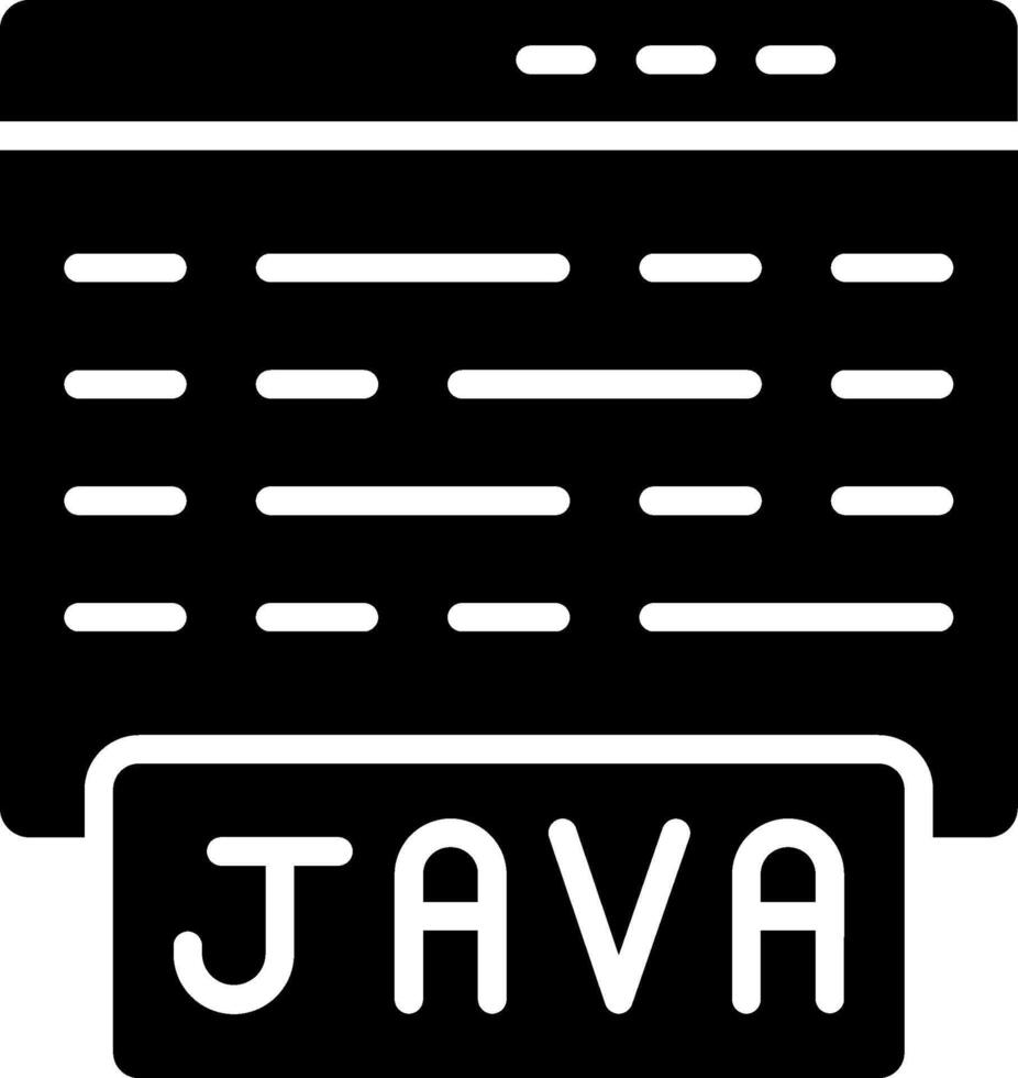 Java móvil aplicación ilustración vector