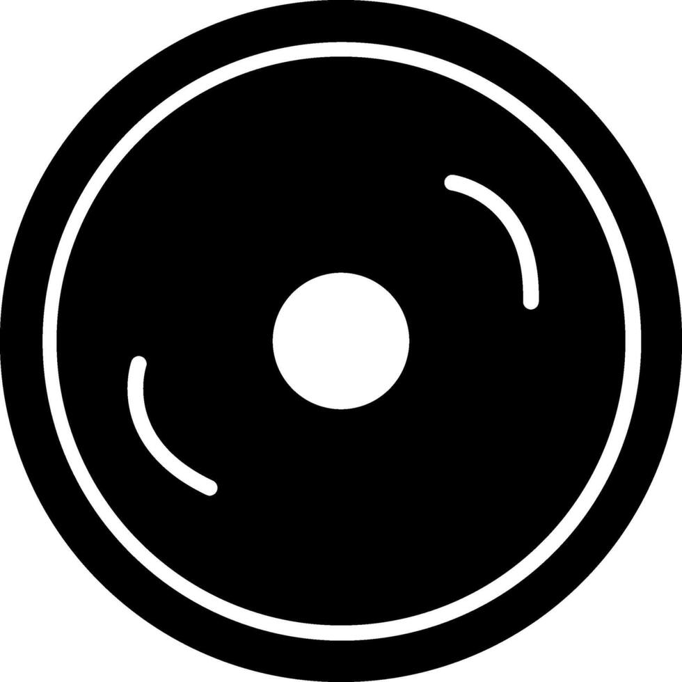 Compact Disk Minimal Abstract Art Object vector