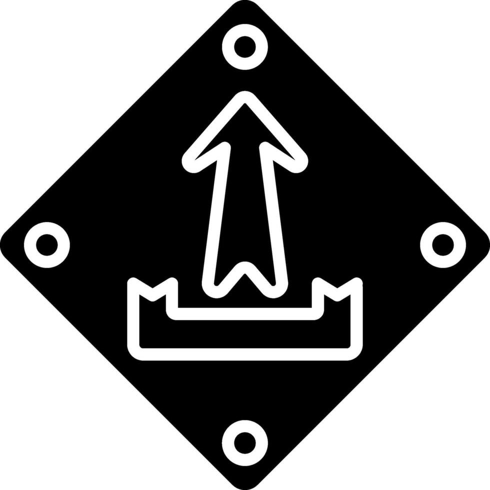 Upload Arrow Custom Linear Element vector