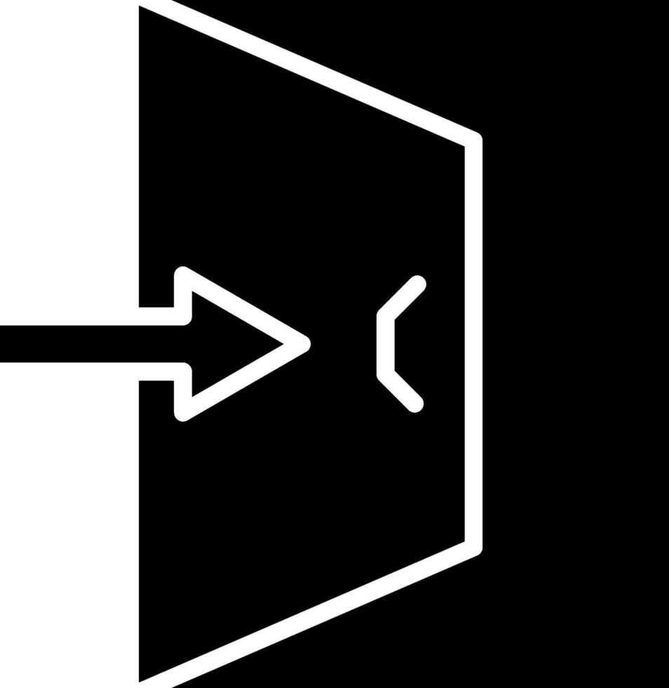 Exit Door Bright Tone Visual Design vector