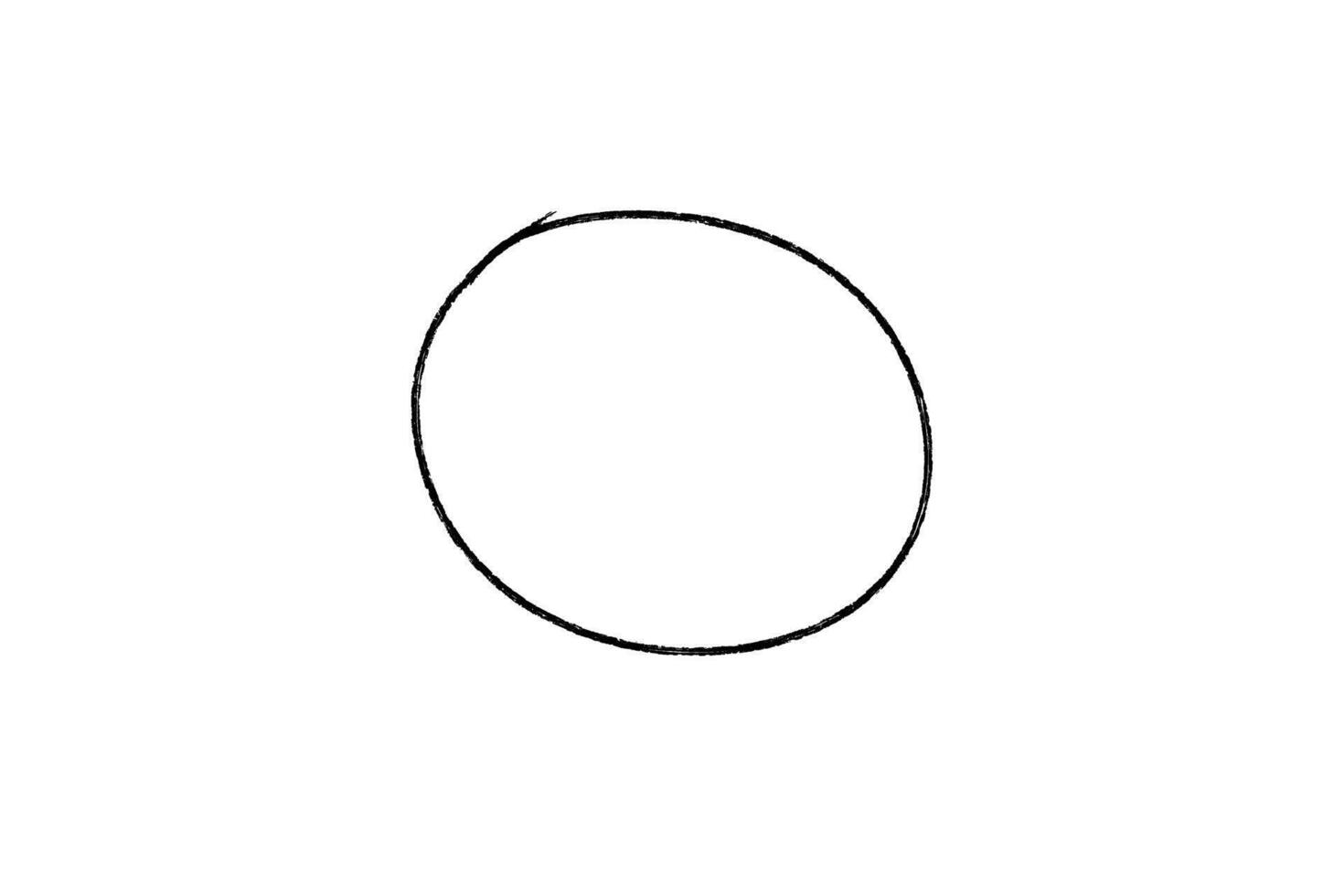 Simple Circle Shape, Minimalist Design Element, Abstract Background, Geometric C vector