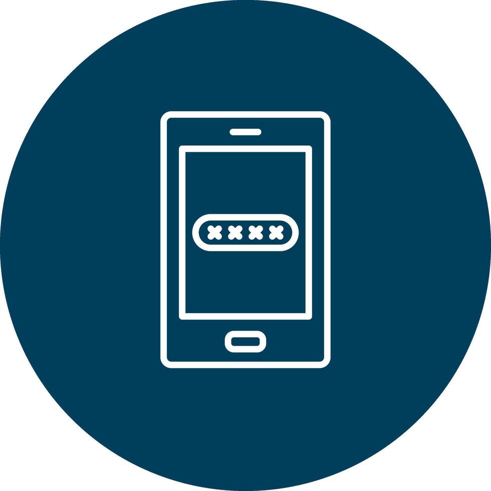 Passcode Smooth App Visual vector