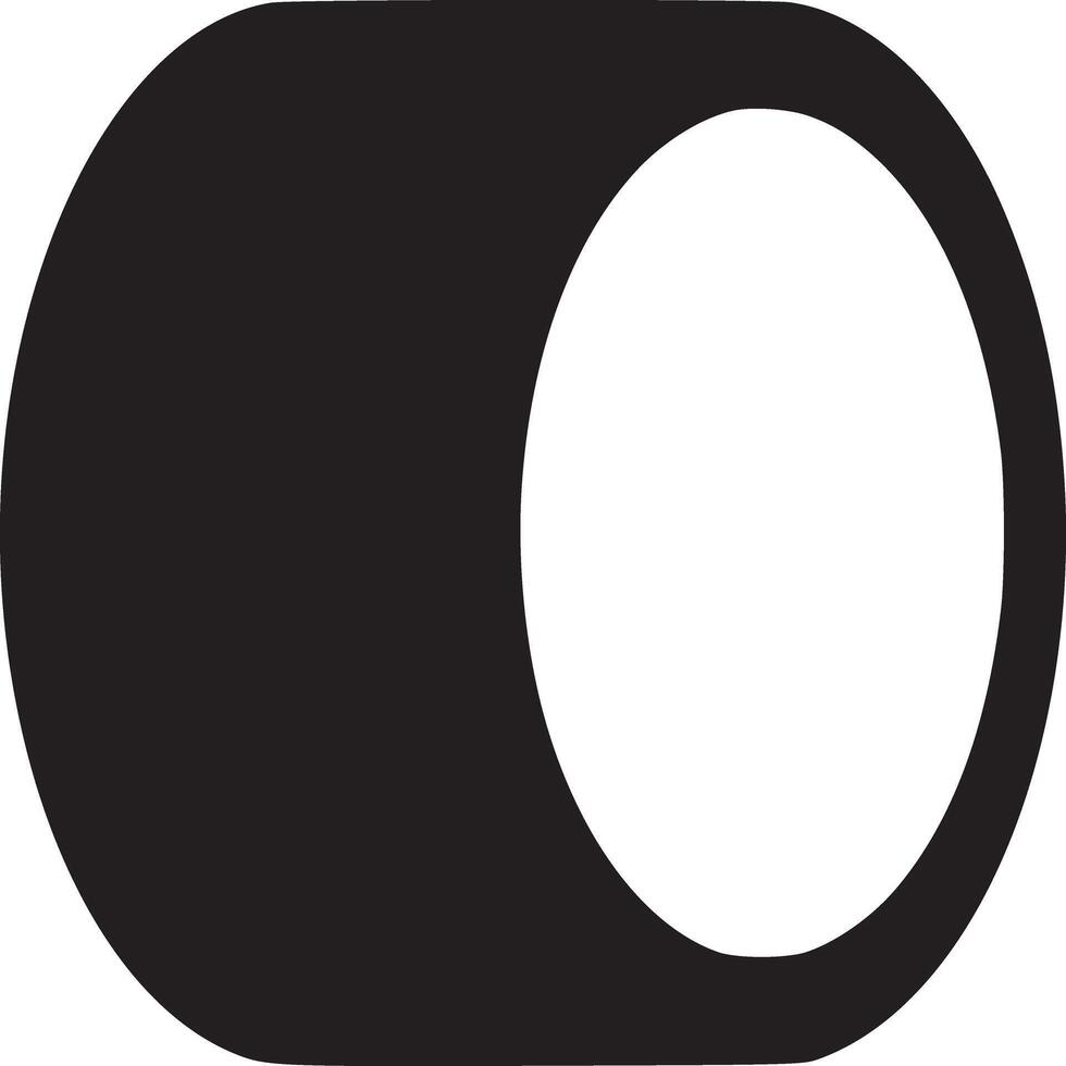 A toggle switch in the on position with a black background and a white circle on the right side vector