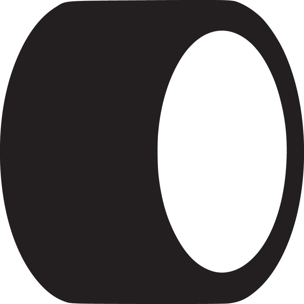 Illustration of a toggle switch in the on position with a black background and white circle vector