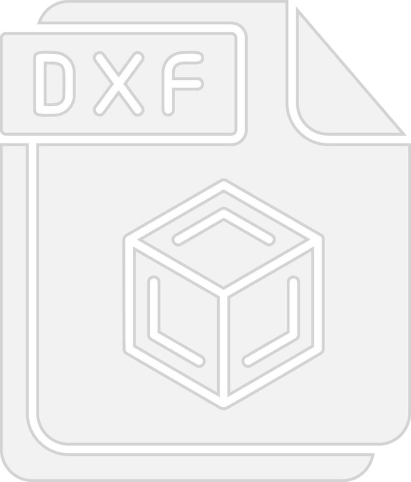 DXF Modern Tech Object vector