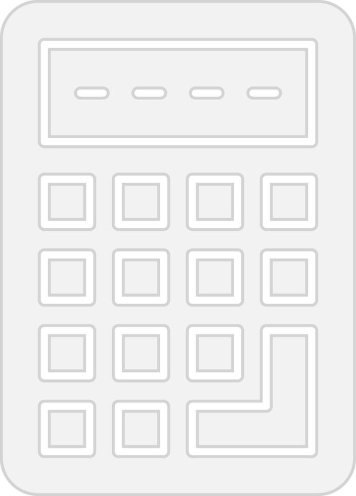 Calculator 3D Interface Shape vector