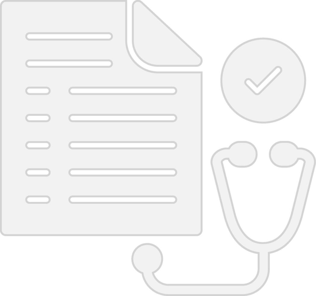 Checkup Minimal Graphic Visual vector