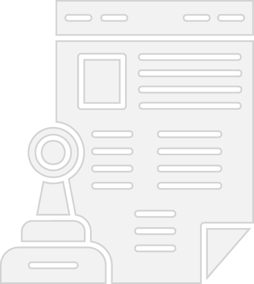 Accountability User Interface Mark vector