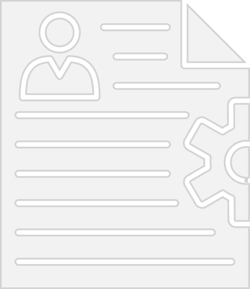 Portfolio Custom Line Element vector