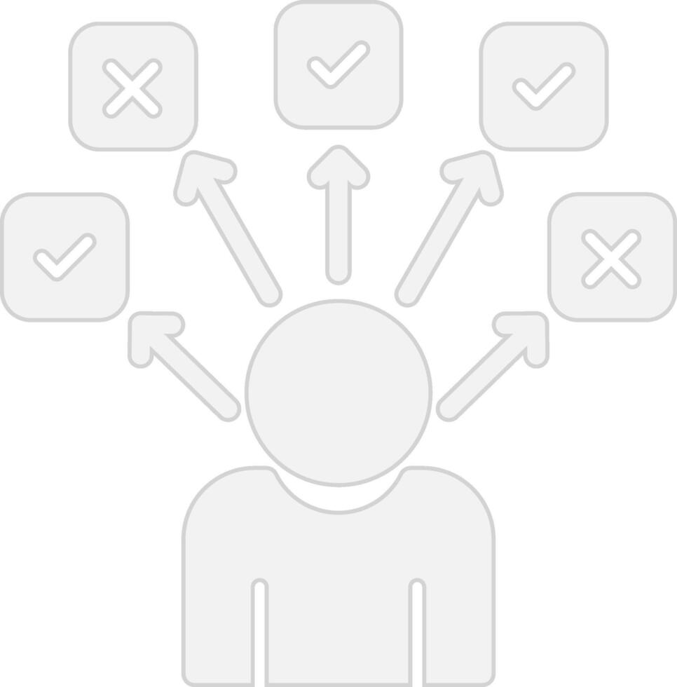 Choices Web-Based Design Element vector