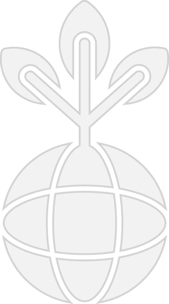 Green Planet App-Based UI Graphic vector