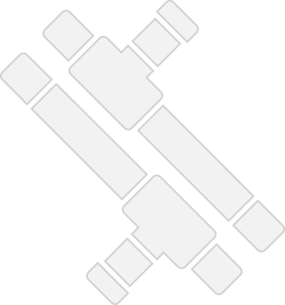 Tonfa Vibrant Visual Object vector