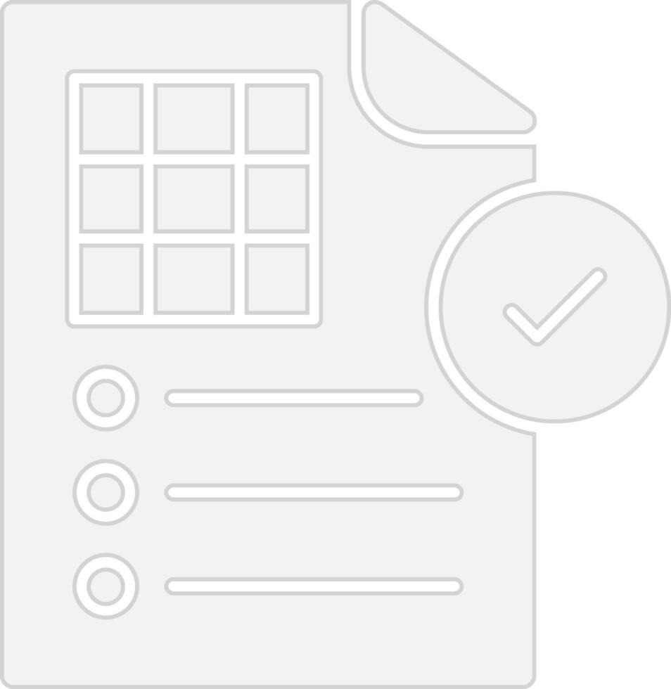 Validation Muted Tone Element vector