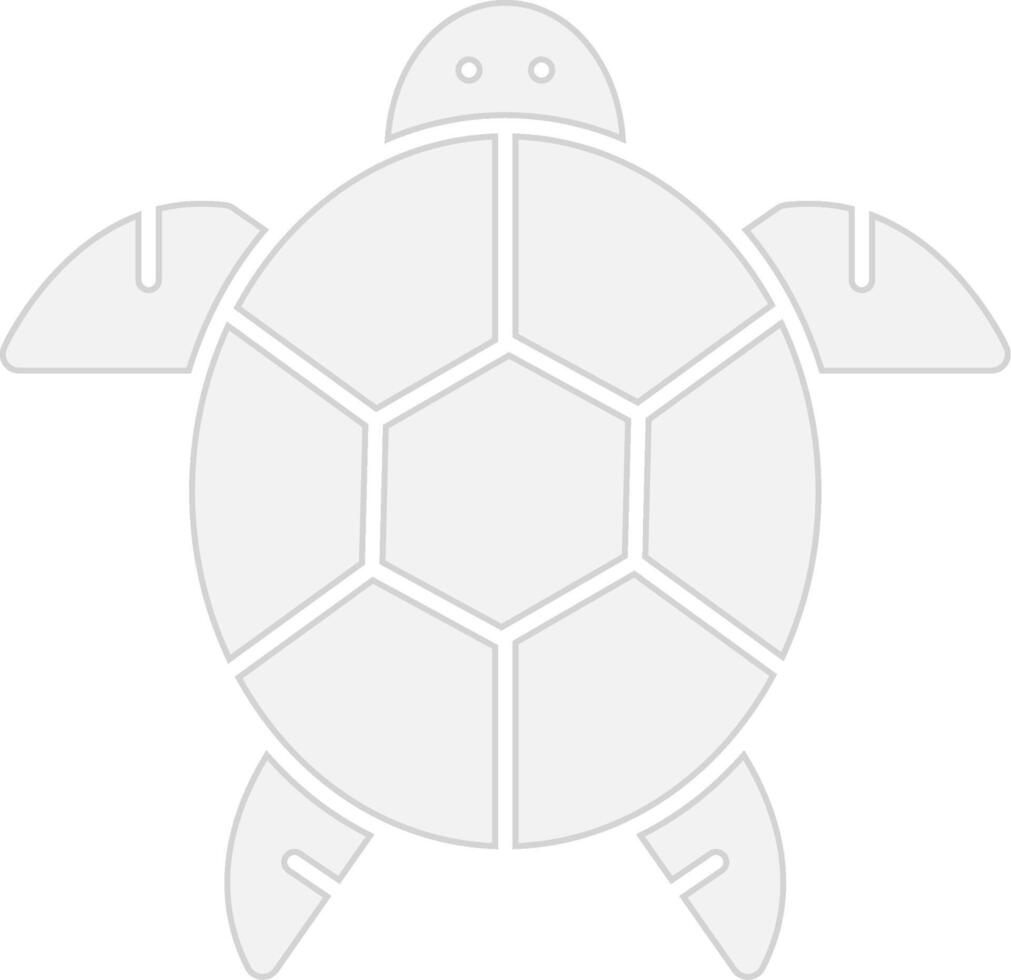 Turtle Minimal Design Badge vector