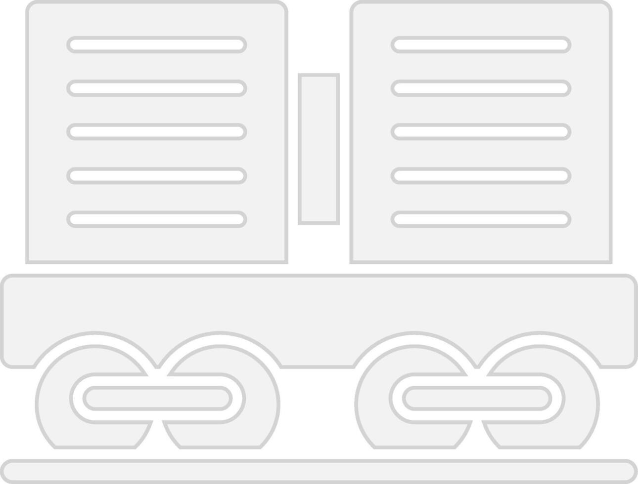 Cargo Train Sharp Edge Visual vector