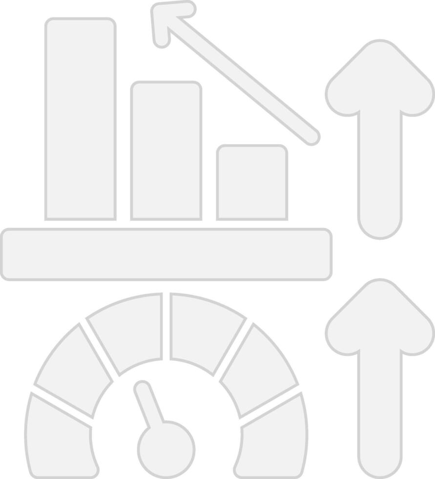 Growth Outlined Frame Object vector