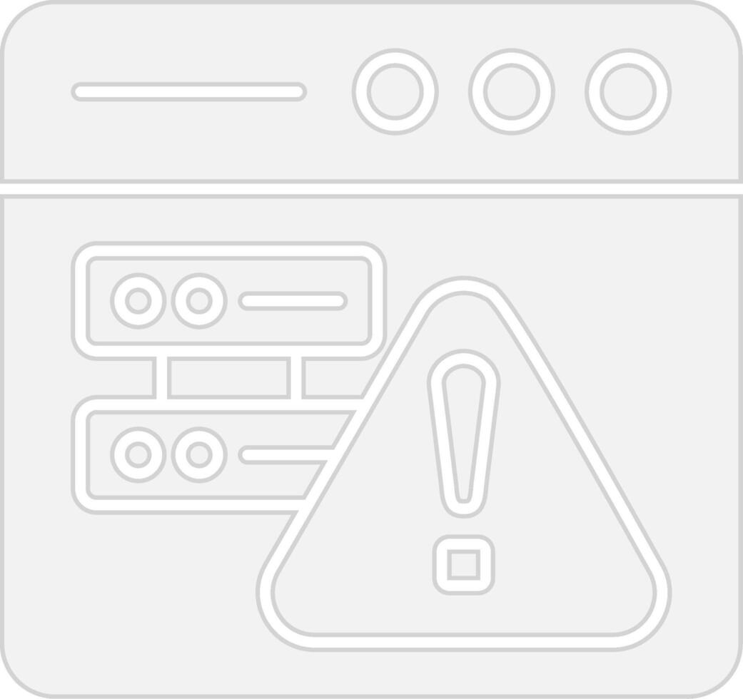 Warning Clean Frame Object vector