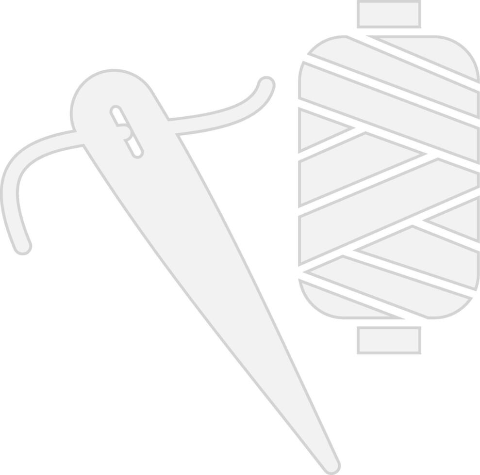 Needle Thread Web-Based Design Element vector