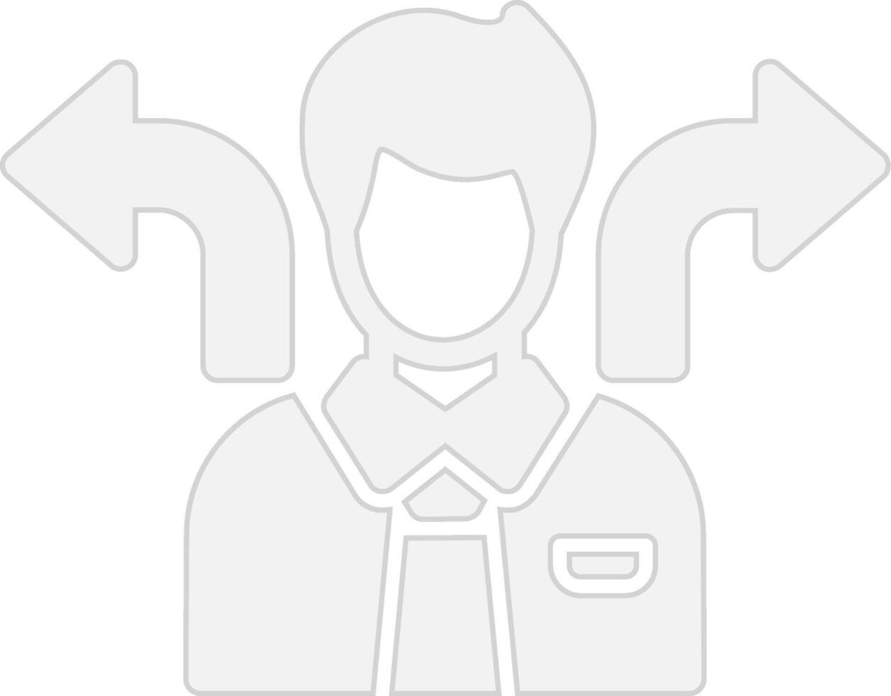 Flexibility Gradient Style Element vector