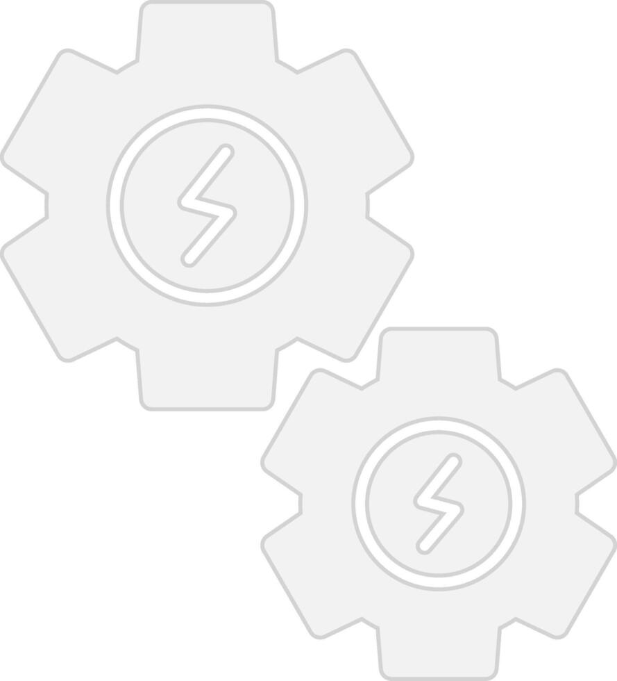 Settings Minimal UI Element vector