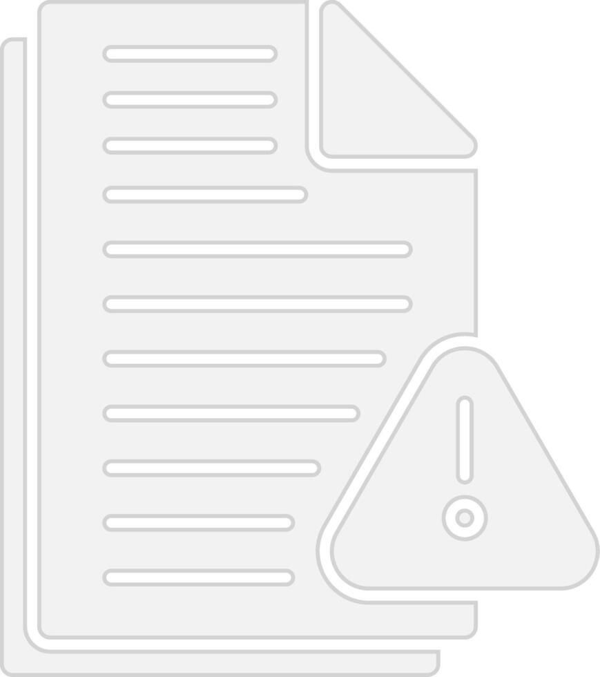 Error File Bold App Graphic vector