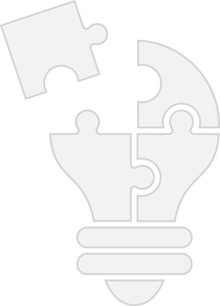 Problem solving Crisp Outline Artwork vector