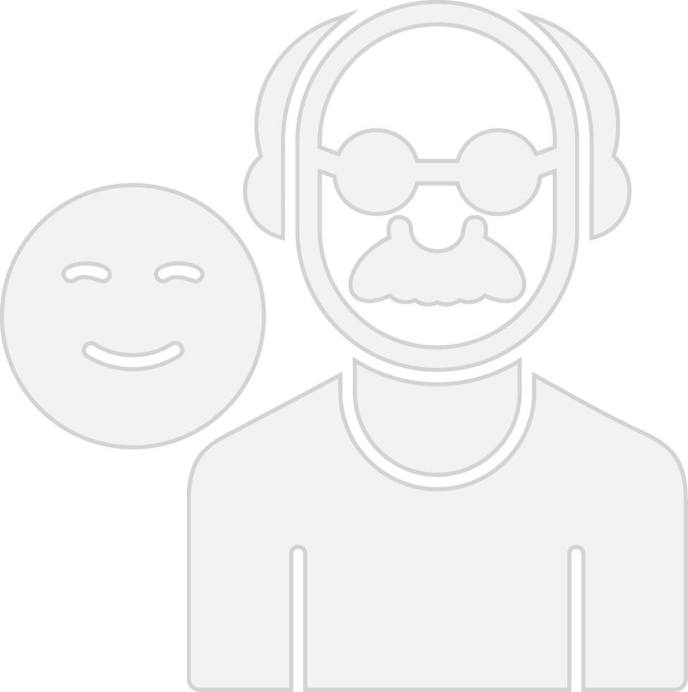 Emotionally Stable Custom Line Element vector