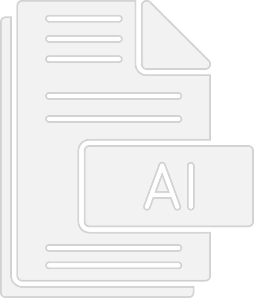 Ai File Clean Sketch Form vector