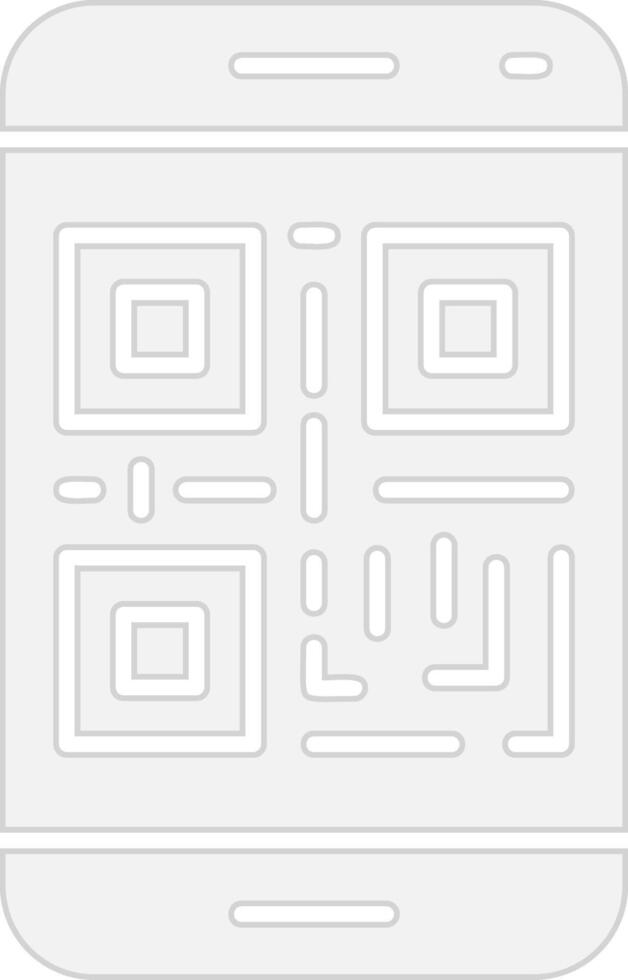 Qr Code Sleek Visual Mark vector