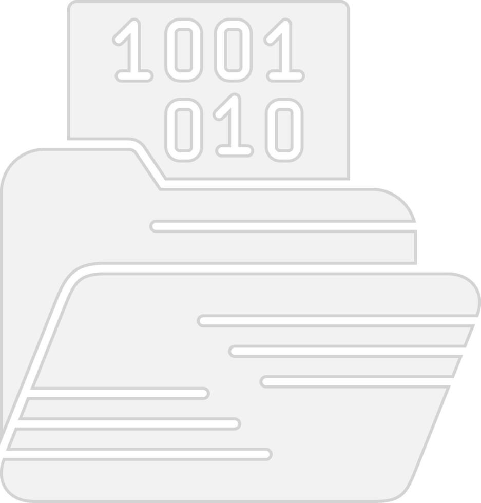 Binary Code User Interface Mark vector