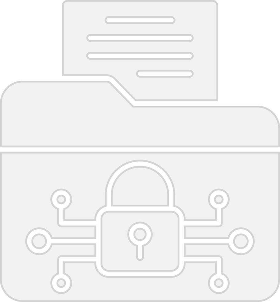 Data Encryption Compact Web Symbol vector