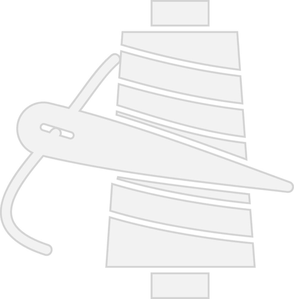 Spool Of Thread Responsive App Shape vector