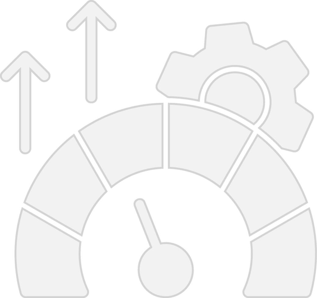 Speedometer Abstract UI Visual vector