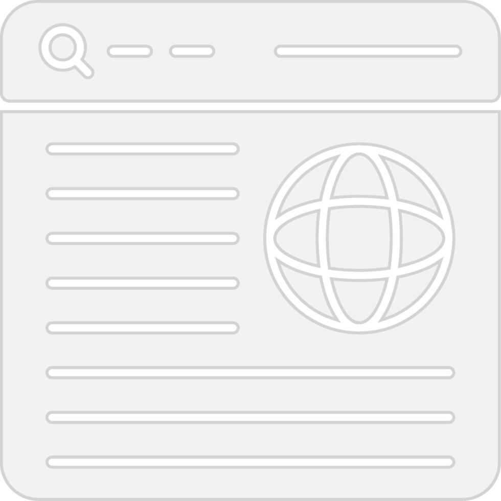 web navegador geométrico aplicación marca vector