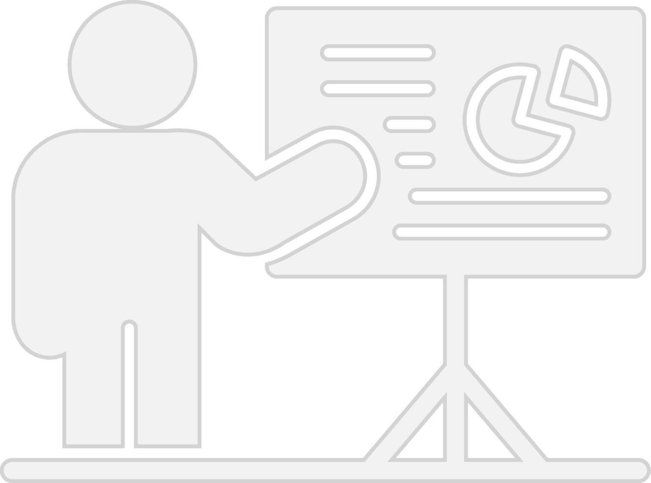 Presentation Handcrafted UI Symbol vector