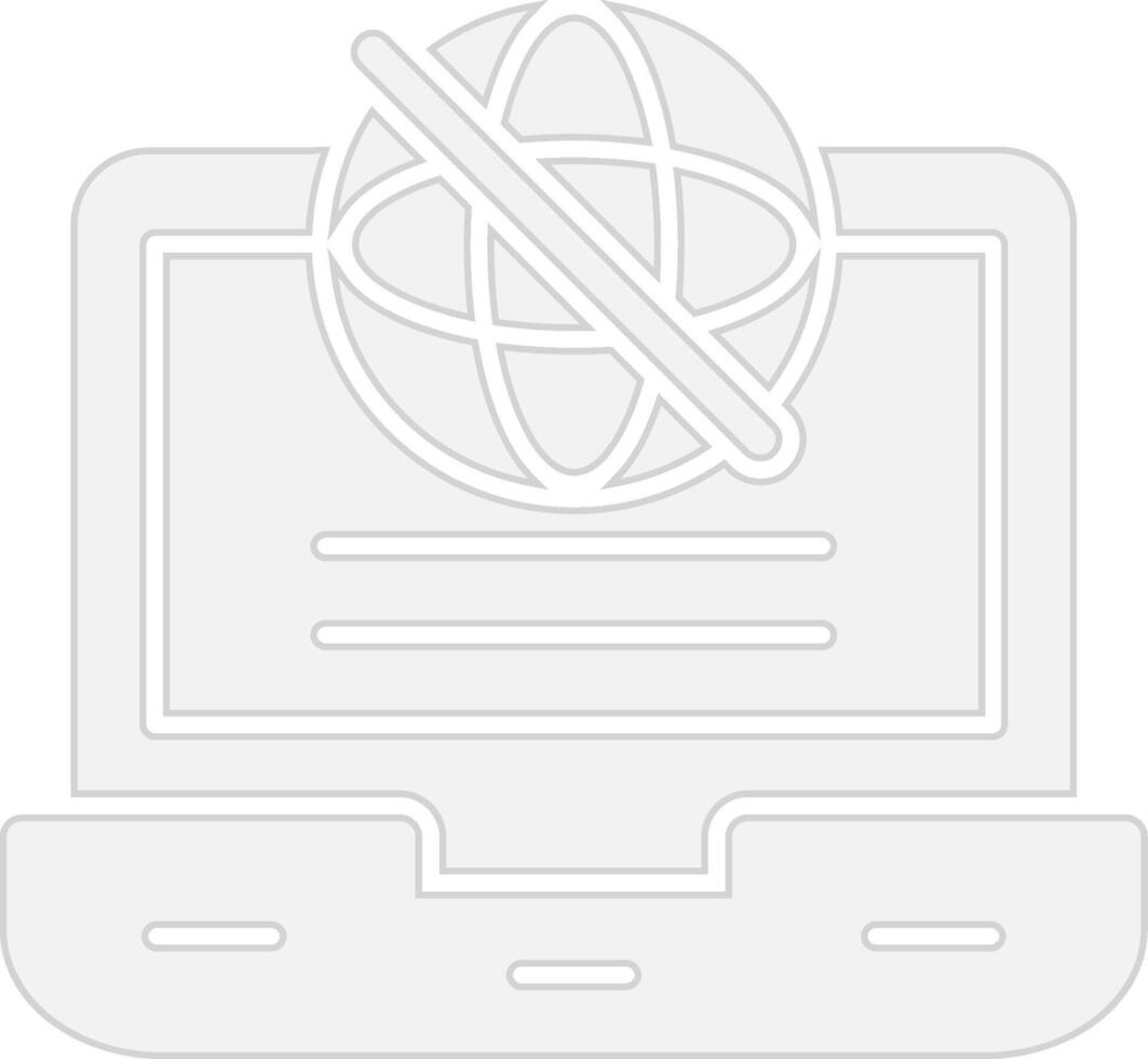 OffLine Two Colour Gradient Style Element vector