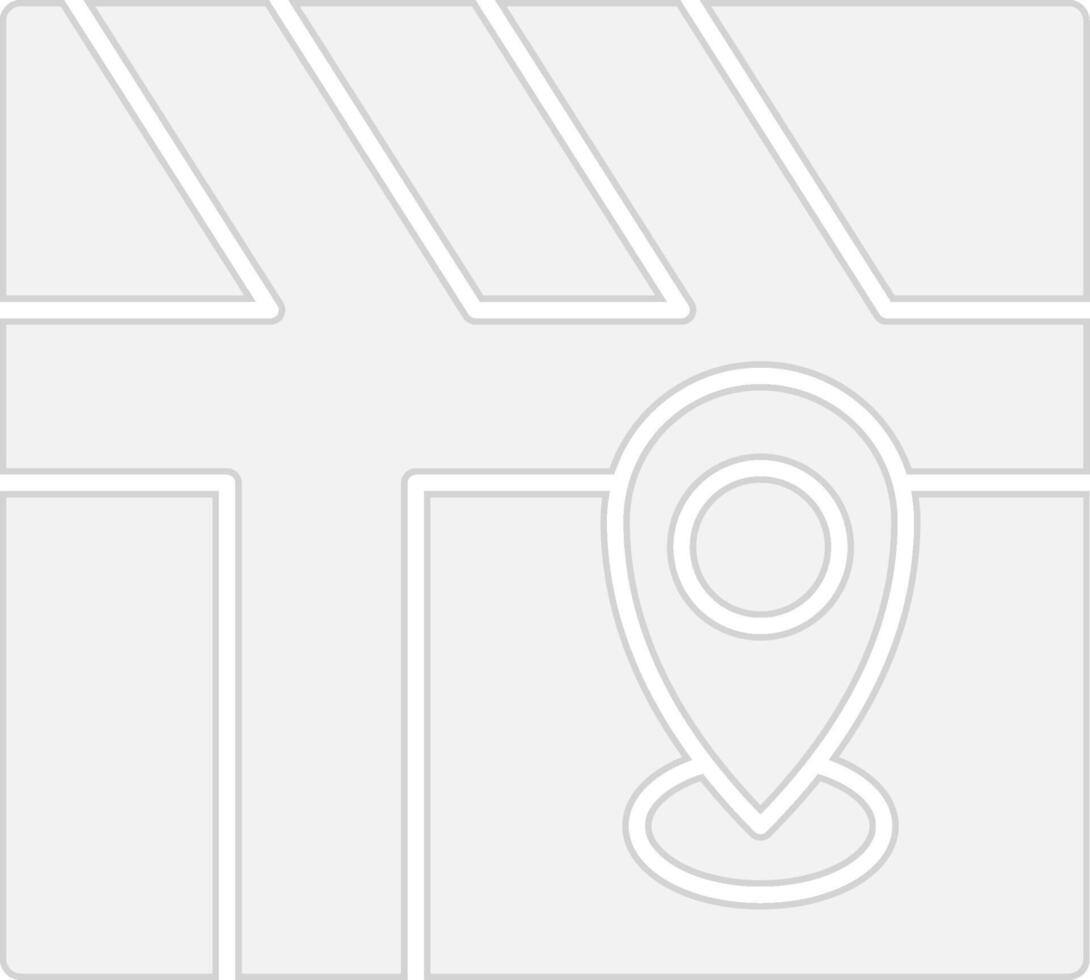 Geolocation Custom Line Element vector