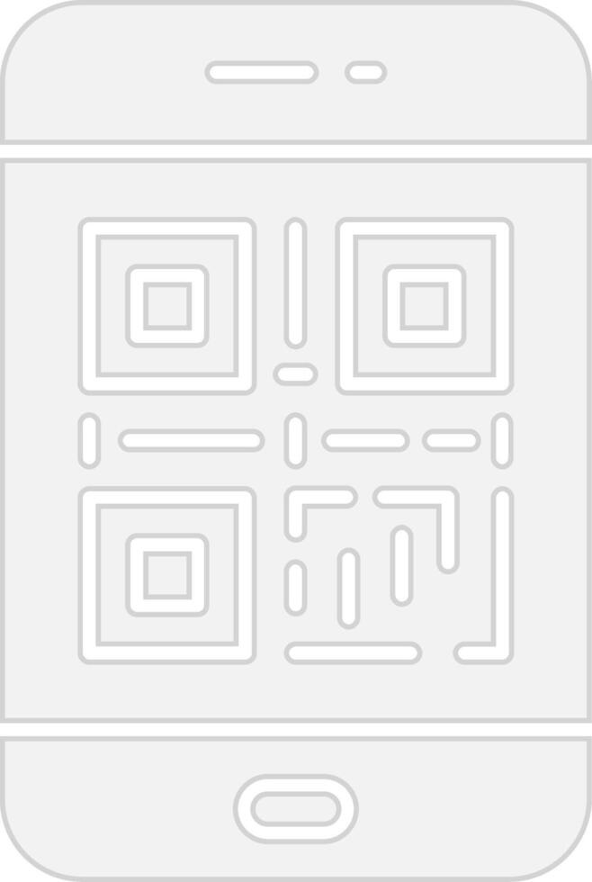 Qr Code Smooth UI Symbol vector