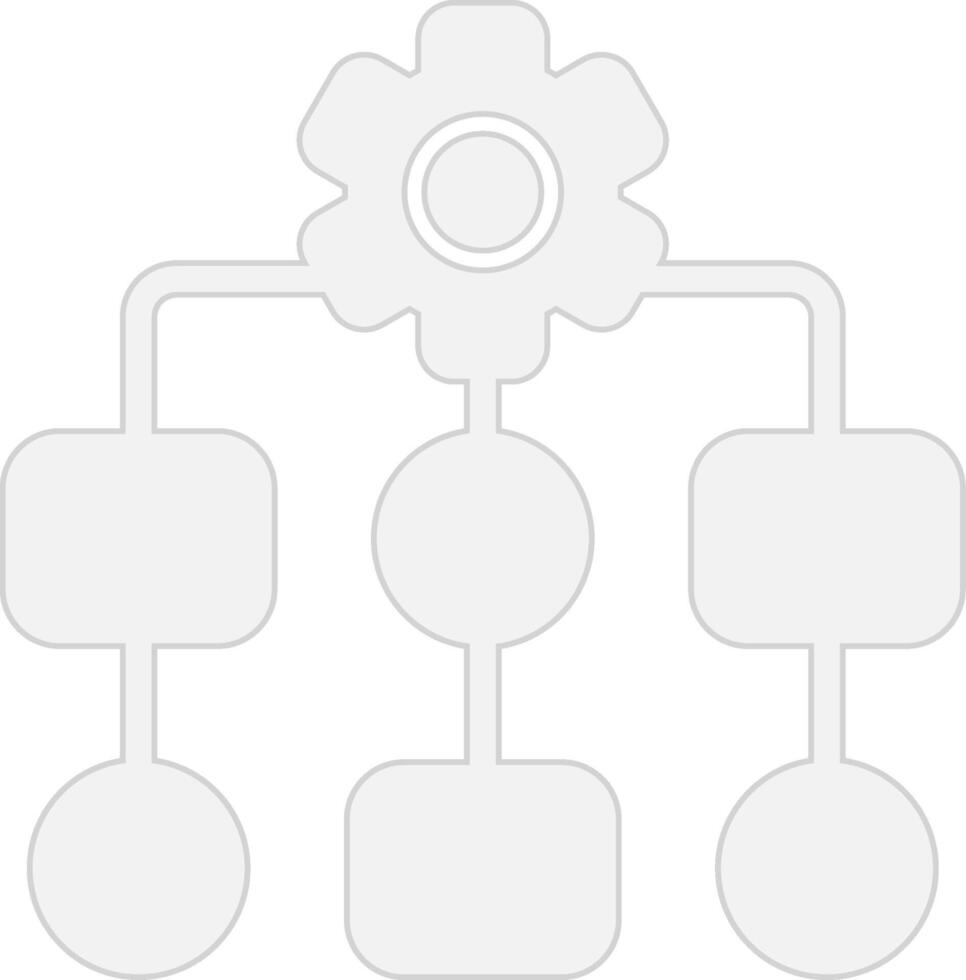 Algorithm Grey Fill Style vector