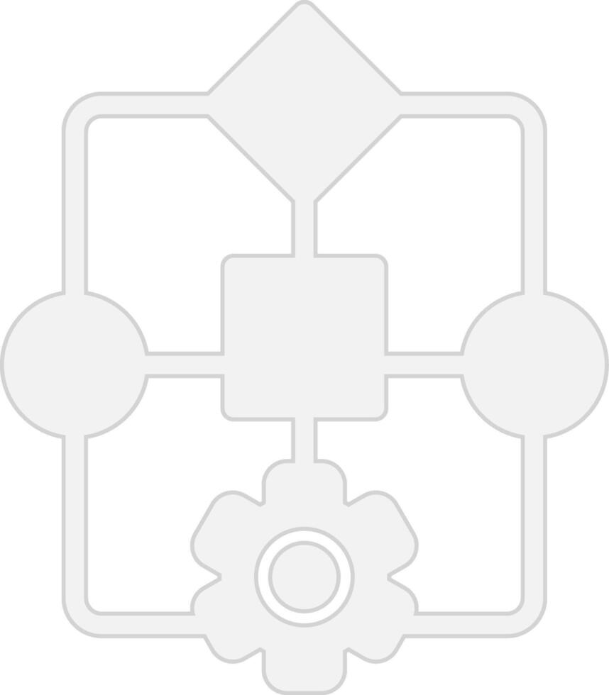 Structure Modern Tech Object vector