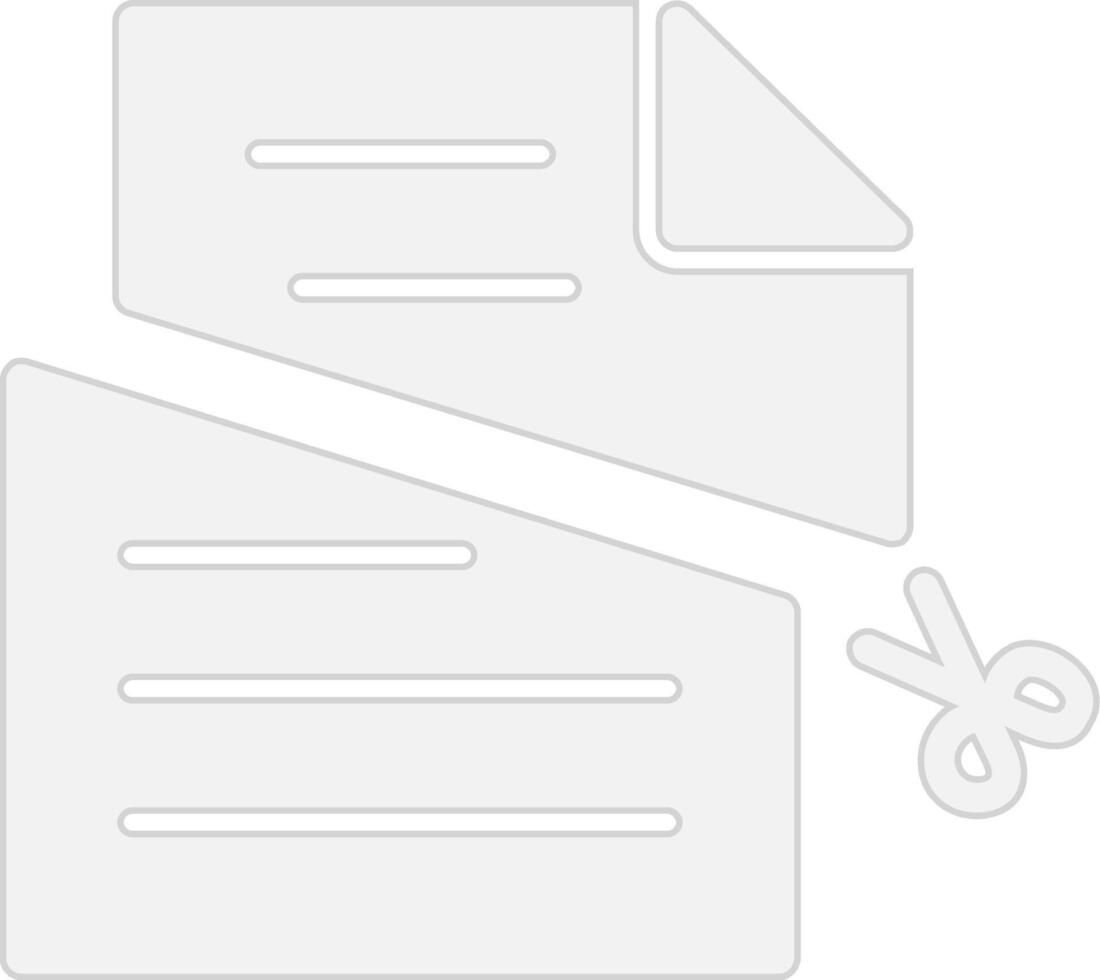 Contract Subtle UI Graphic vector