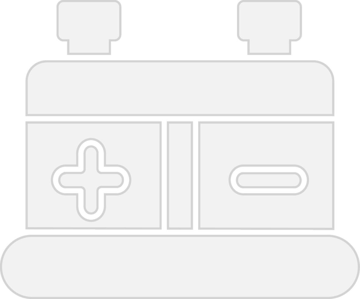 Battery Custom Line Element vector