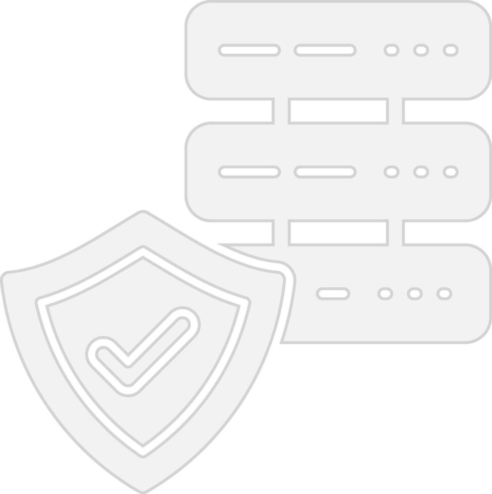 Database Security App Focused Design vector