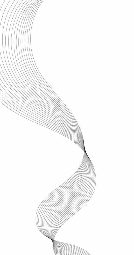 Abstract grey wave on white background and Copy Space for Insert Elements vector