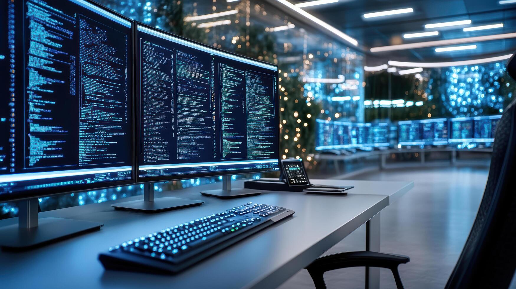 A computer screen with code on it photo